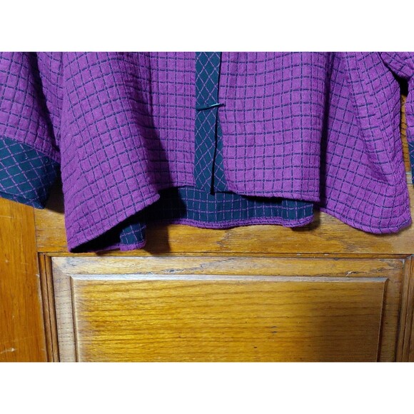 Habitat Women's Sweater in Purple with Black Trim - Picture 6 of 11